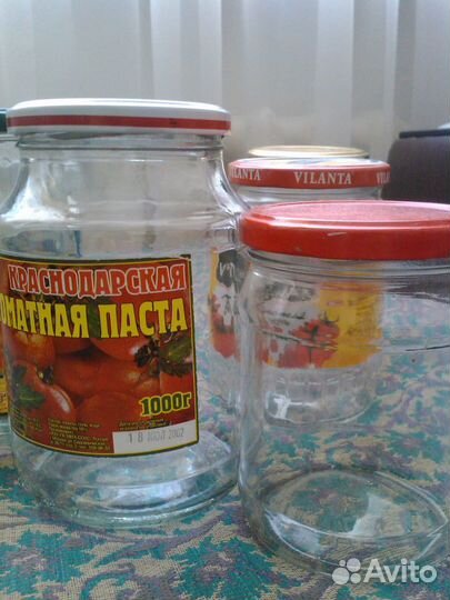 Банки с закручивающимися крышками