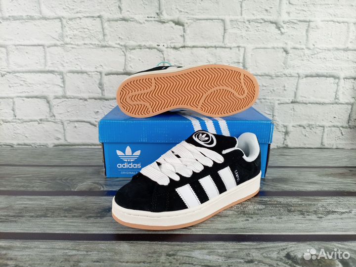 Кроссовки Adidas Campus черные 37-40