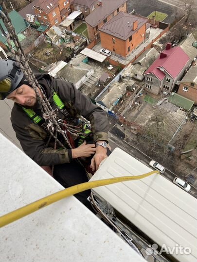 Установка сплит систем альпинисты