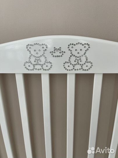 Детская кроватка с маятником baby luce