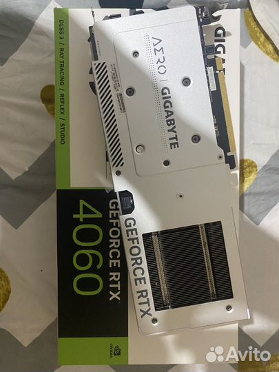 Видеокарта rtx 4060 белая