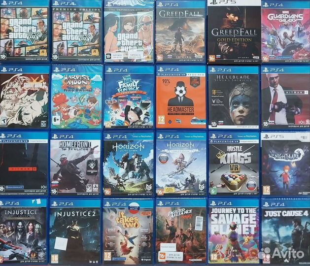 Игры ps4 А-K диски пс4 пс5 игры на Sony ps4 ps5