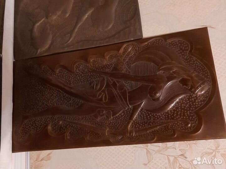 Картина медная чеканка СССР