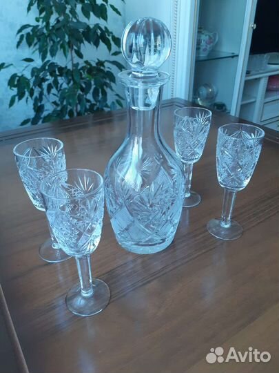 Графин с рюмками СССР