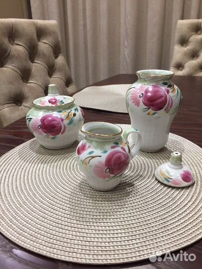 Чайный сервиз / неполный / Дулево, агашки / СССР