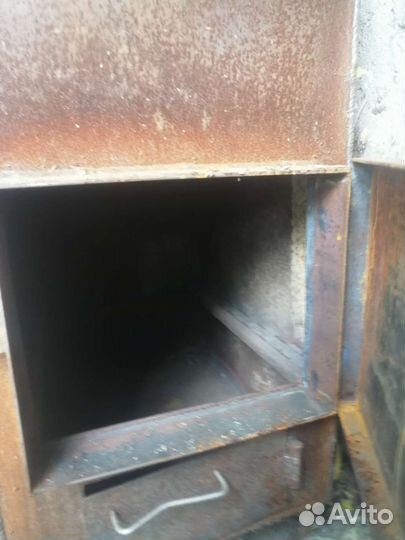 Печь буржуйка для гаража садовая