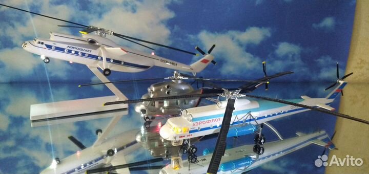 Модель вертолета Ми-2.Ми-6.Ми-10