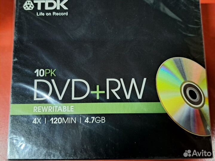 Диски DVD+R werbatim новые