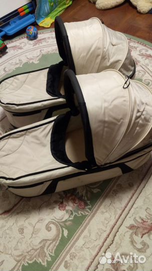 Коляска для двойни 2 в 1 tfk