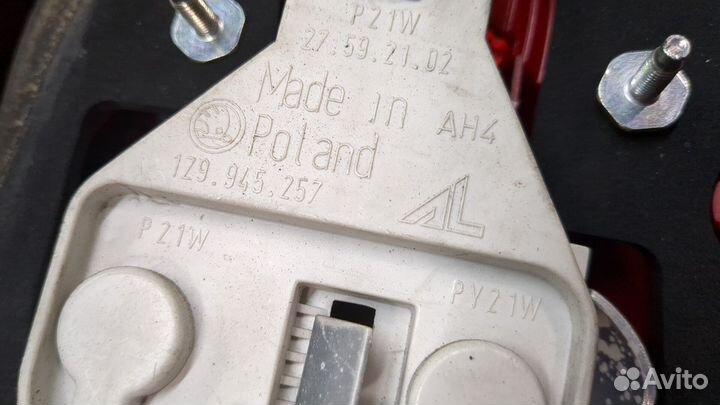 Фонарь (задний) Skoda Octavia (A5), 2006