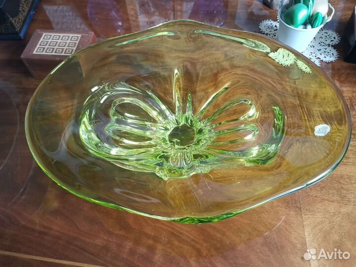 Ваза для фруктов богемия