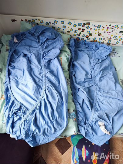 Простынь на резинке 120х60