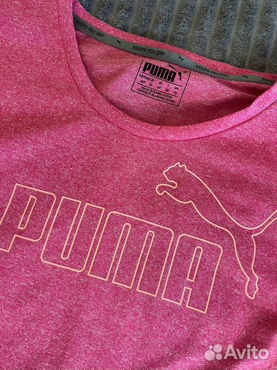 Футболка женская розовая puma