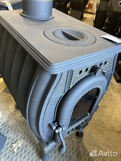 Чугунная печь камин Сибирь нмк