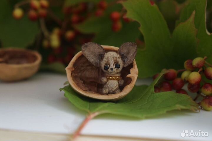 Чихуахуа 3 см. Миниатюрная игрушка