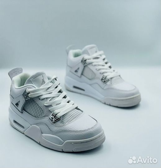 Кроссовки Nike Air Jordan 4 Белые