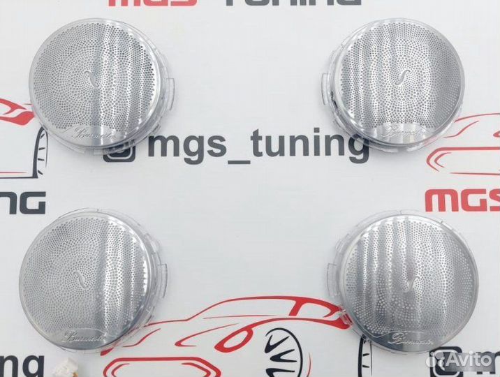 Накладки Burmester в двери с подсветкой X253 64 цв