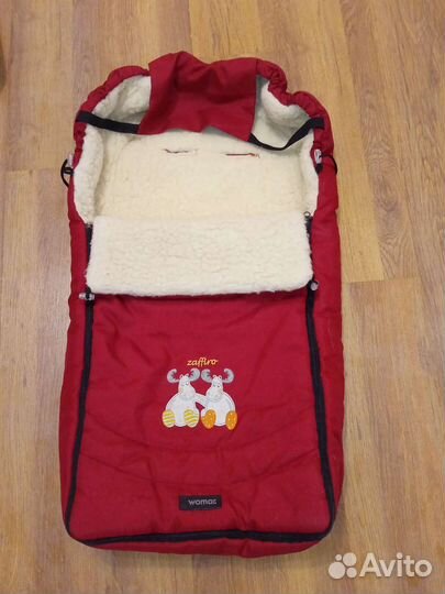 Конверт зимний Womar Zaffiro из овечьей шеир