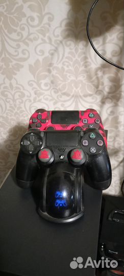 Sony playstation 4 slim 1tb 2 геймпада