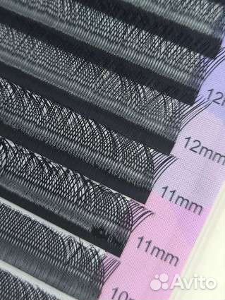 Ресницы для наращивания готовые пучки 3д /2d