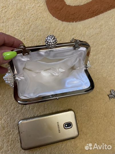 Сумка клатч белая