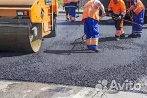 Благоустройство. участка асфальткрошка крошка