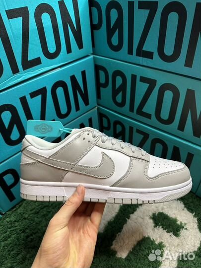 Nike dunk low grey fog оригинал