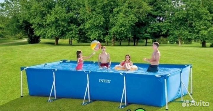 Каркасный бассейн прямоугольный