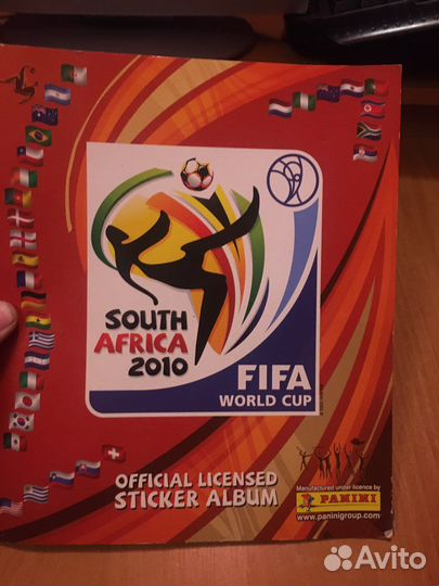 Журнал Panini футбол south africa 2010
