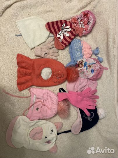Шапки для девочки пакетом