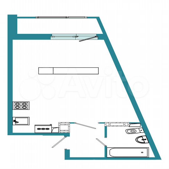 Квартира-студия, 35,2 м², 7/18 эт.