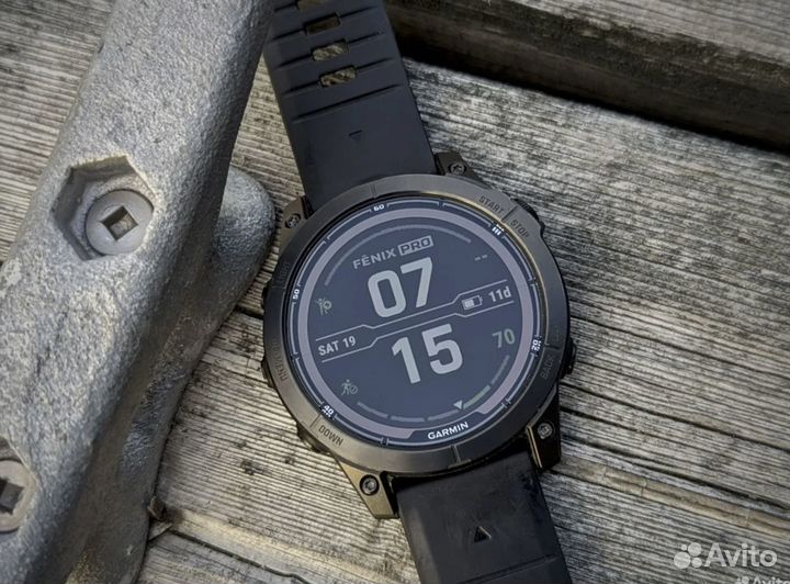 Garmin Fenix 7X Pro Sapphire Solar Titanium DLC 20