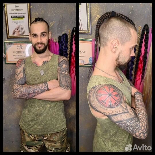 Афрокудри, афролоконы, косы, дреды, афропрически