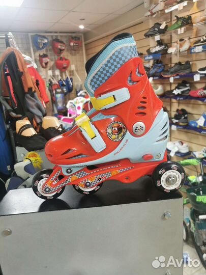 Роликовые коньки детские раздвижные