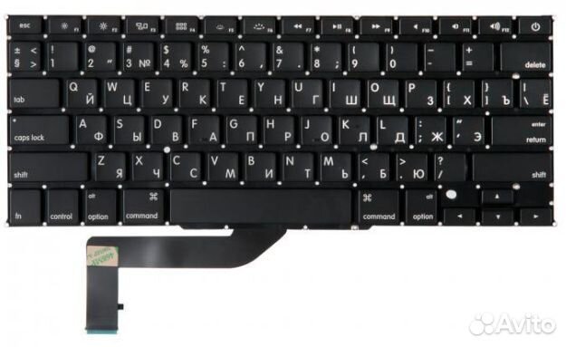 Клавиатура для ноутбука Apple MacBook A1398