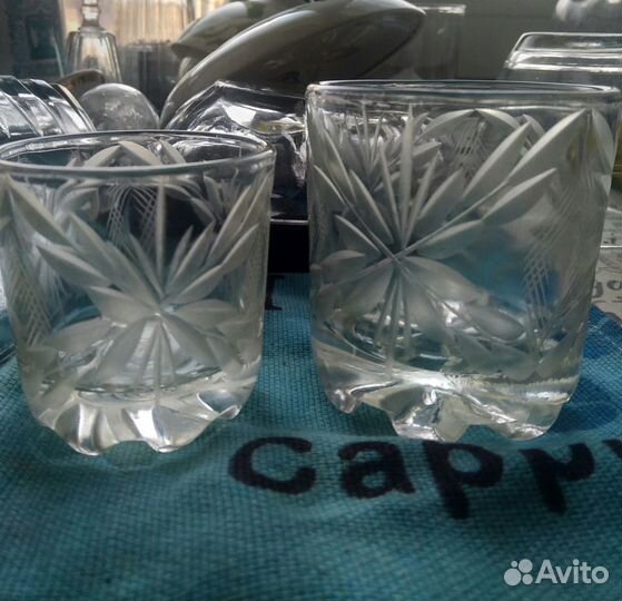 Бокалы СССР для виски 50 мл,100 мл