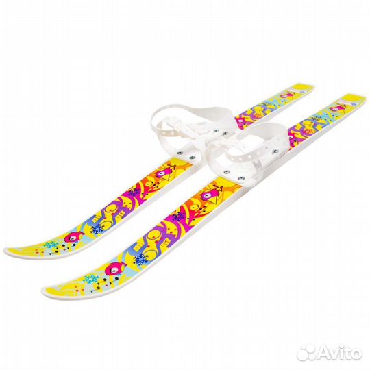 Лыжи детские дошкольные 75 см