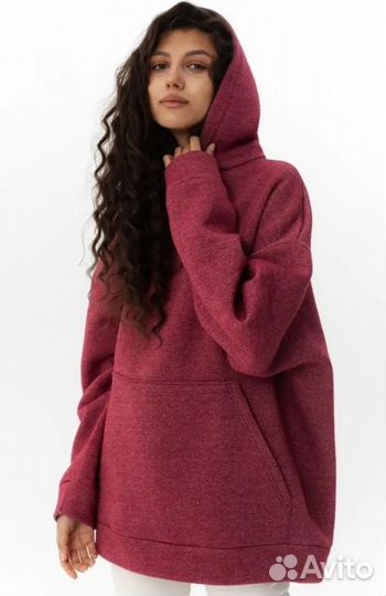 Худи с начесом женское
