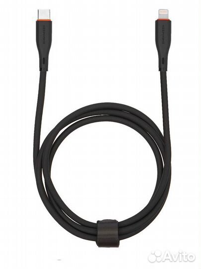 Кабель Type-C-Lightning iPhone 5S 27W 1м Чёрный
