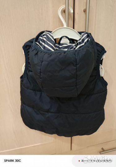 Жилет теплый детский 80см