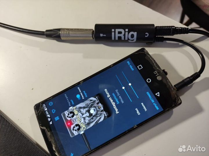 IRig новый (не б/у) (Гитара в телефоне) - к Androi