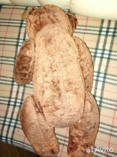 Мишка игрушка СССР 1940 г опилки советский медведь