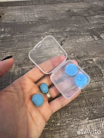 Очки и шапочка для плавания, затычки