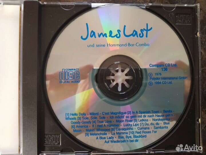 CD инструментал James Last Polydor
