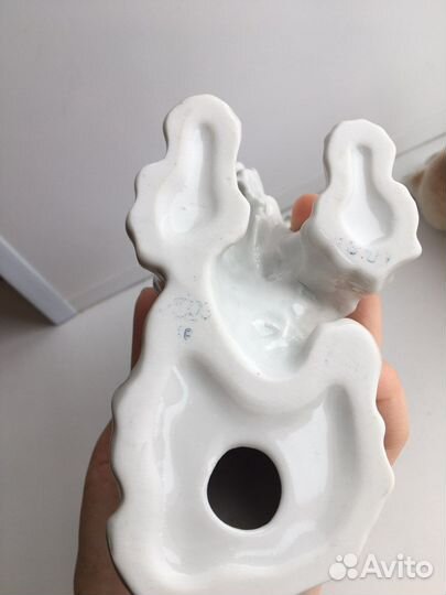 Фарфоровые статуэтки собаки СССР лфз