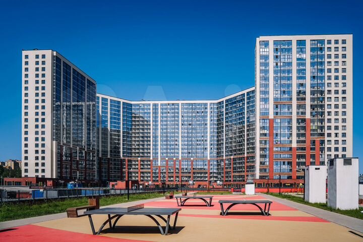 2-к. квартира, 52 м², 6/22 эт.