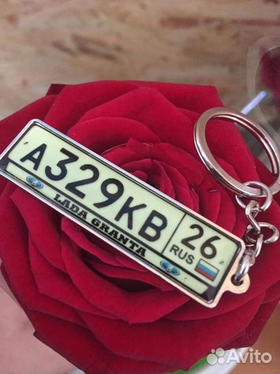 Брелок гос. номер