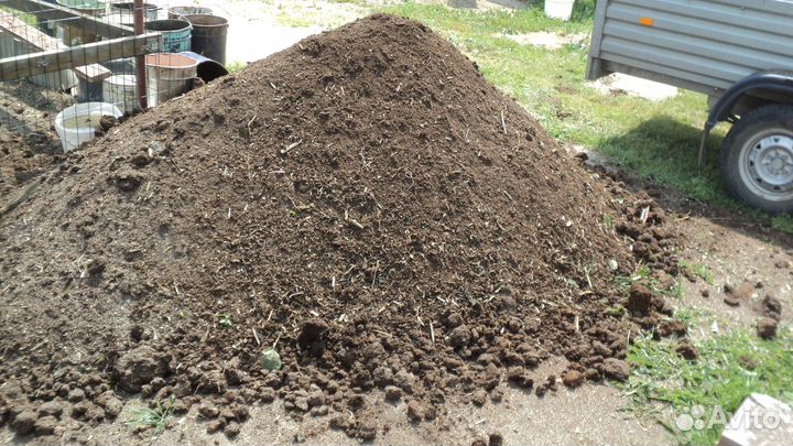 Навоз перегной опилки