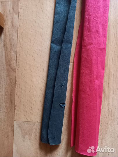 Гофрированная бумага. Остатки