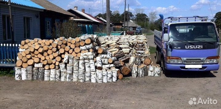 Дрова березовые колотые